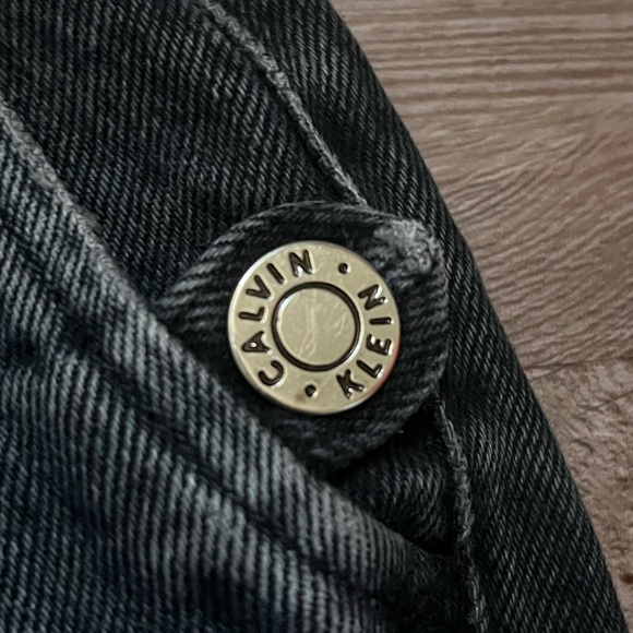 Vintage Calvin Klein Pleated Denim Jeans Size 10 - Picture 5 of 5